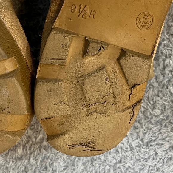 VTG 1997 RO Search US Military Combat Boots Desert Tan Hot Weather 9.5 R - Picture 16 of 16